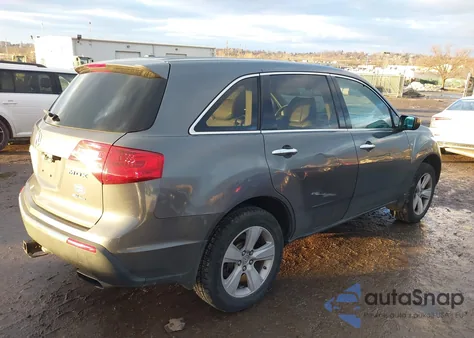 2010 Acura Mdx 3.7L (A6) z USA, uszkodzony, nr VIN 2HNYD2H26AH503838